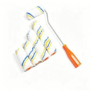 Yellow and blue striped rolling core